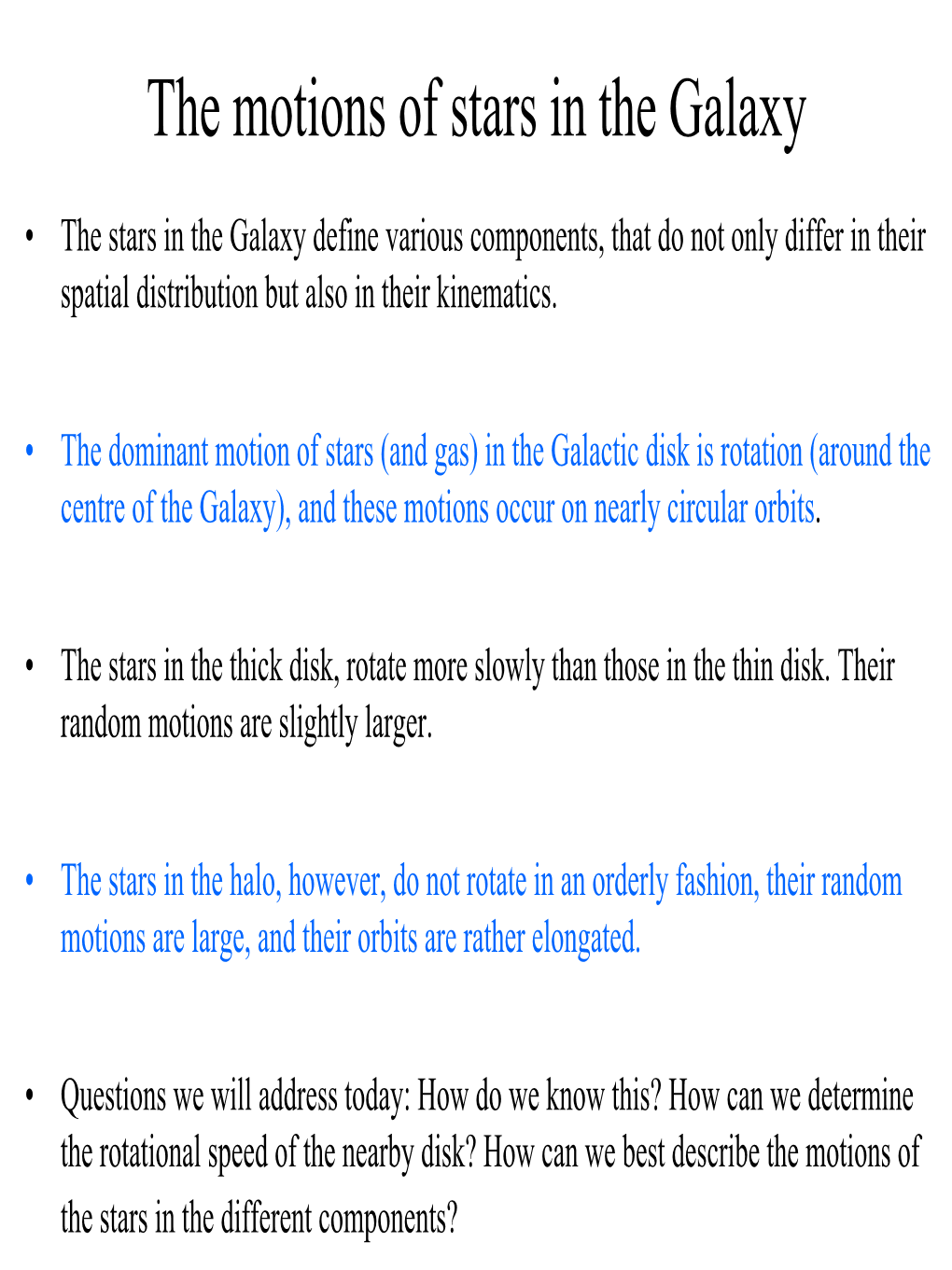 Stellar Kinematics in the Galaxy: Reference Frames