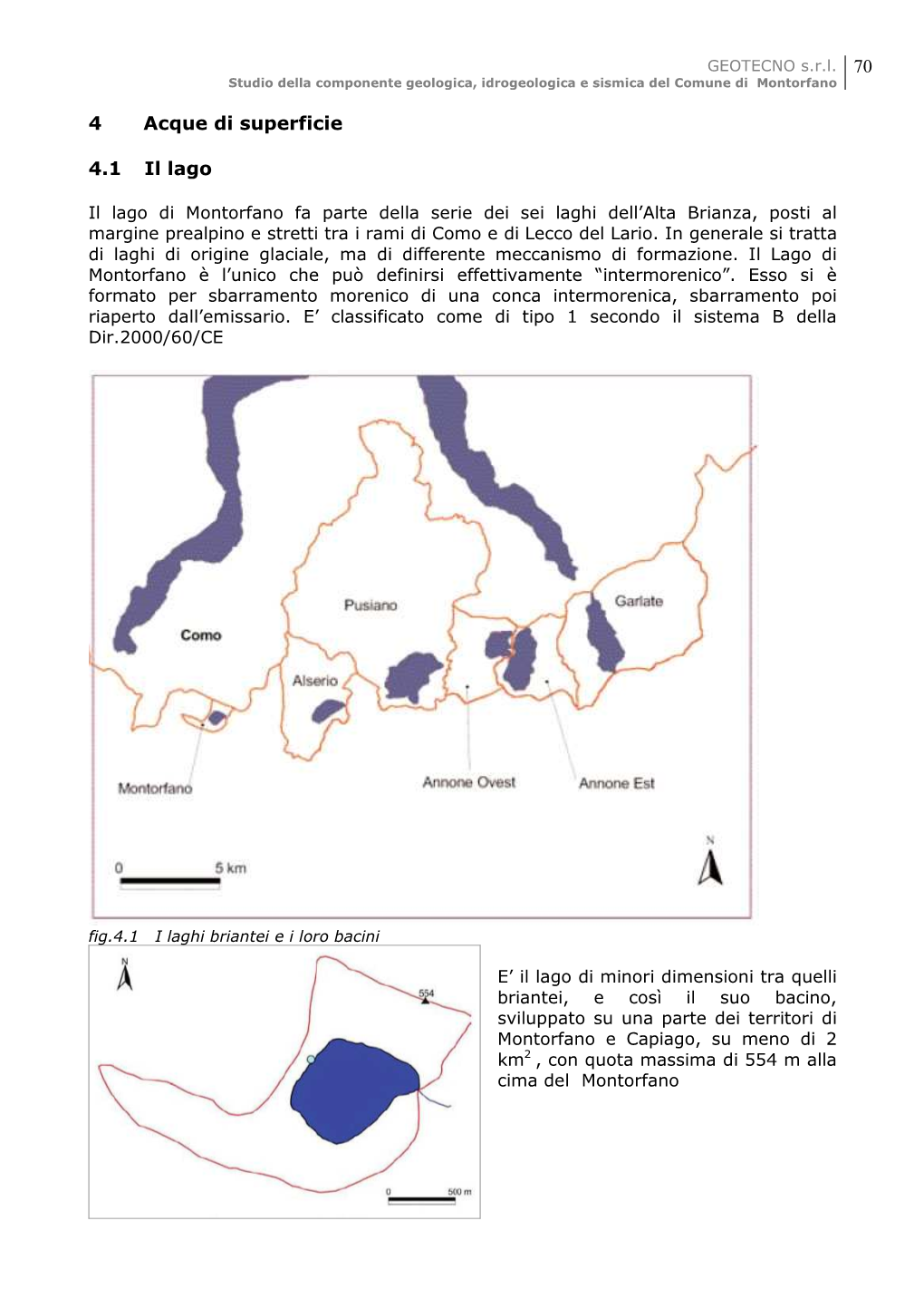 70 4 Acque Di Superficie 4.1 Il Lago