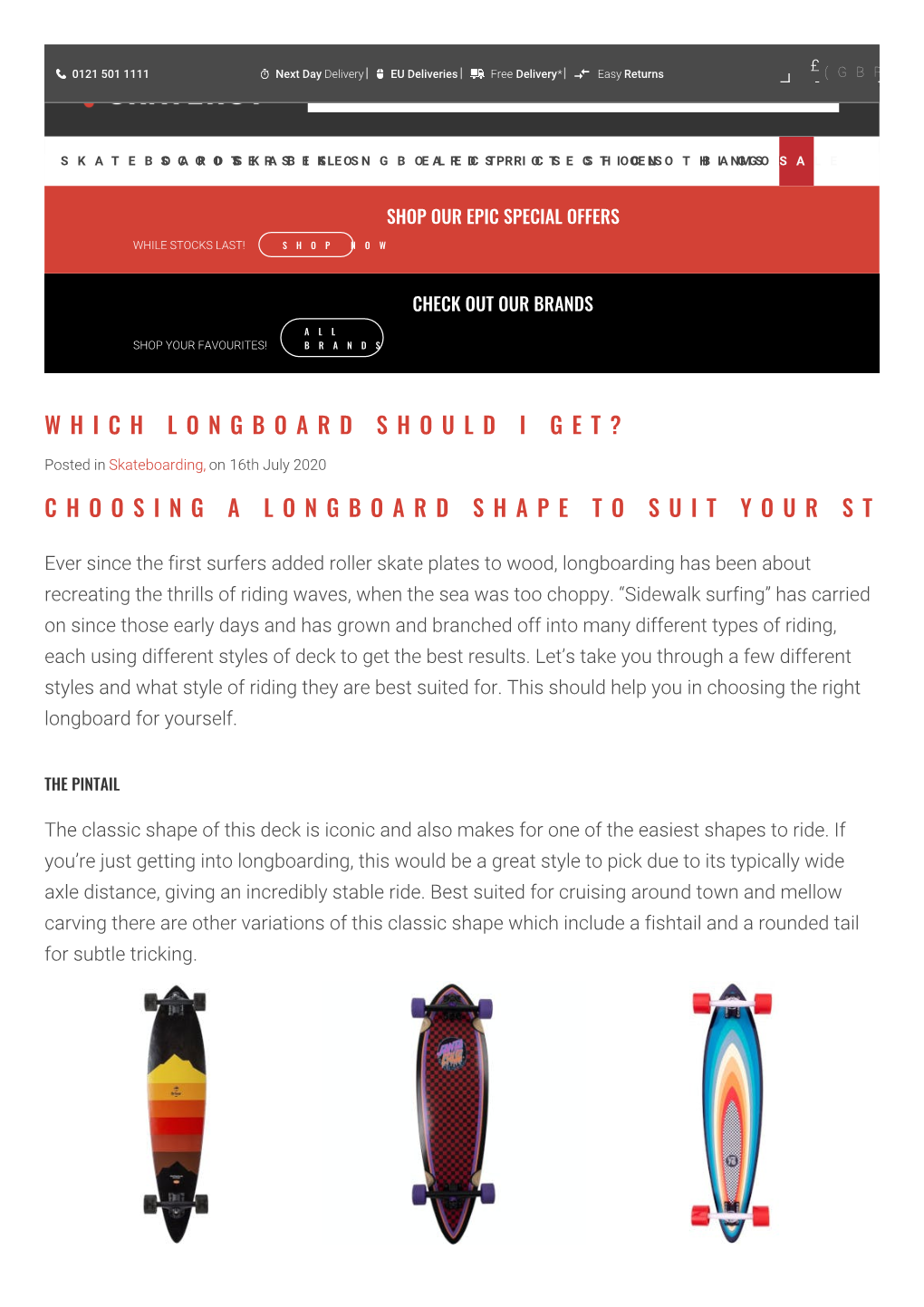 Which Longboard Should I Get?