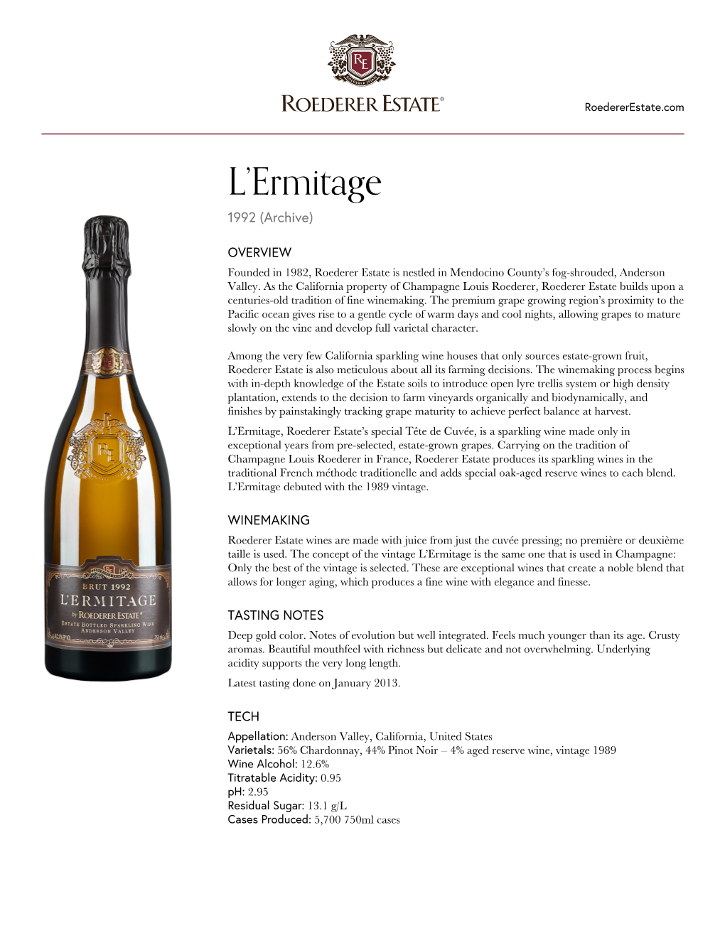 L'ermitage 1992