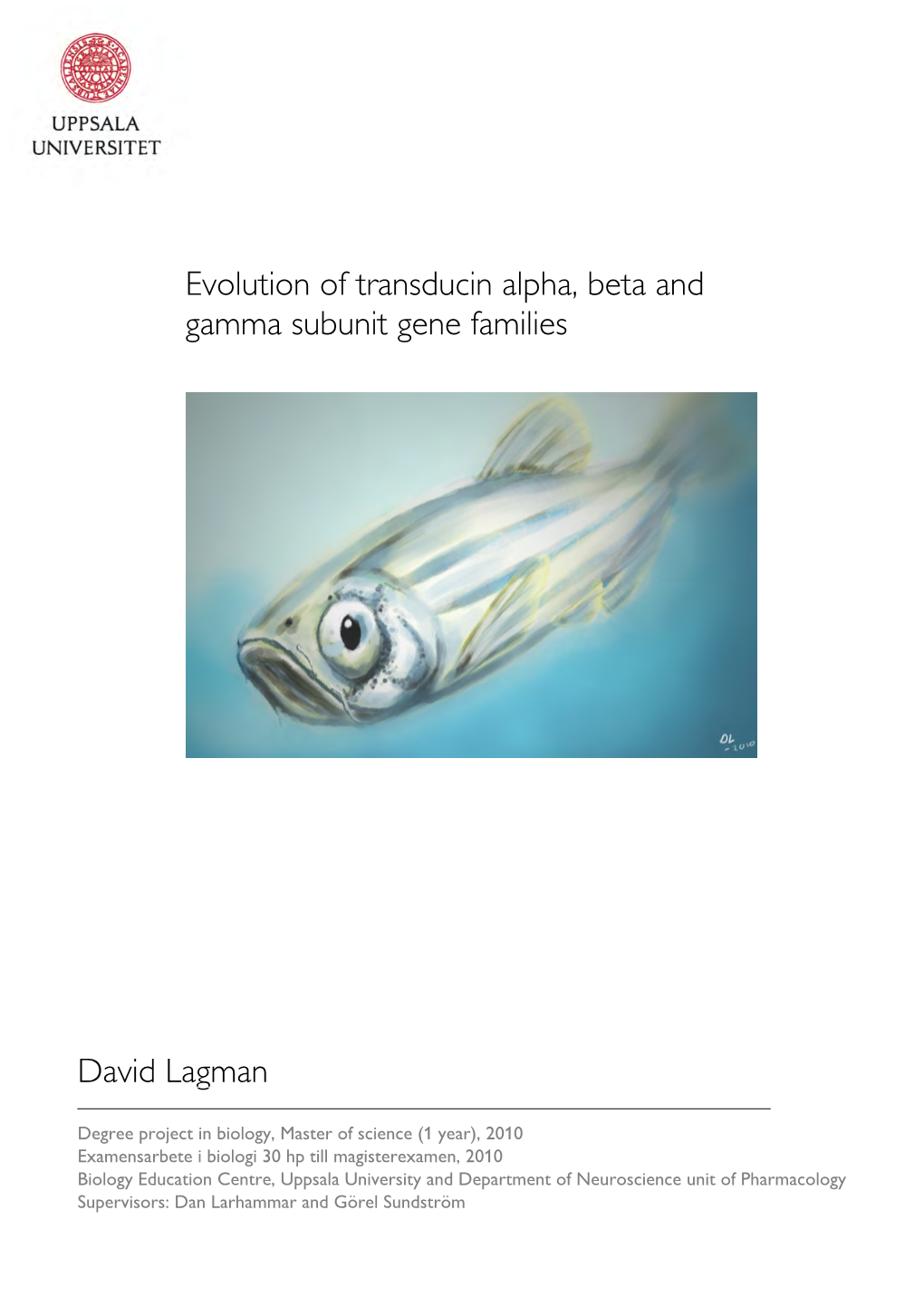 Evolution of Transducin Alpha, Beta and Gamma Subunit Gene Families