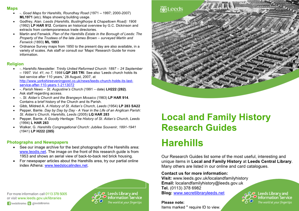 Harehills, Roundhay Road (1971 – 1997; 2000-2007) ML1971 (Etc)