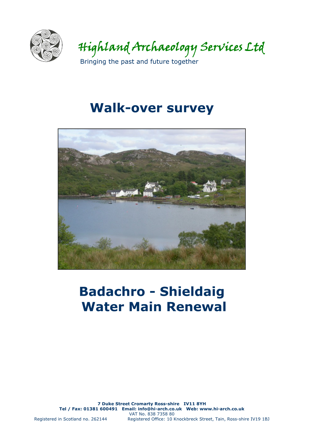 Walk-Over Survey Badachro