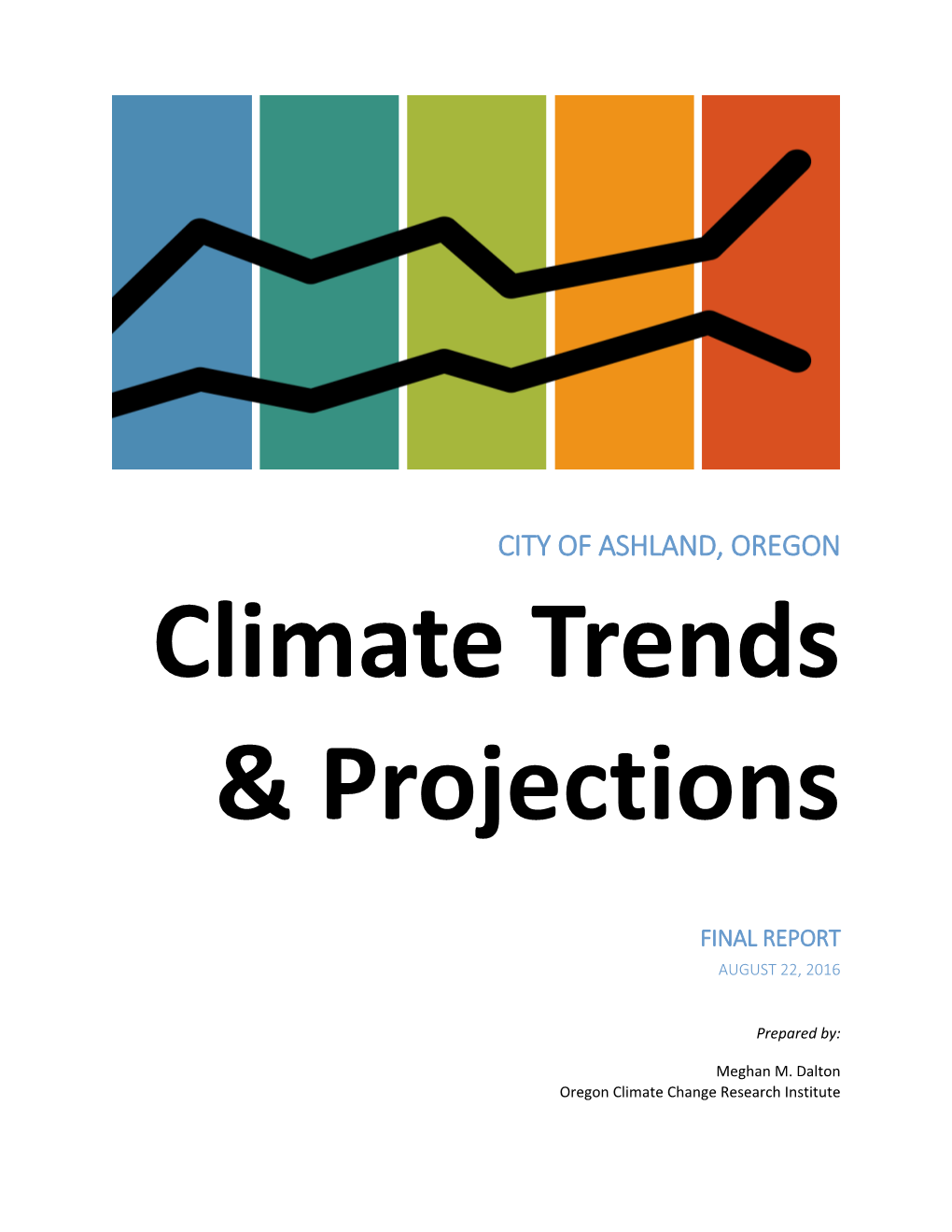 City of Ashland Climate Trends and Projections