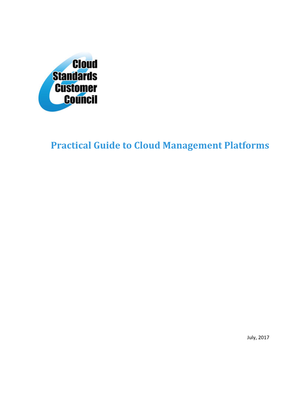 Practical Guide to Cloud Management Platforms