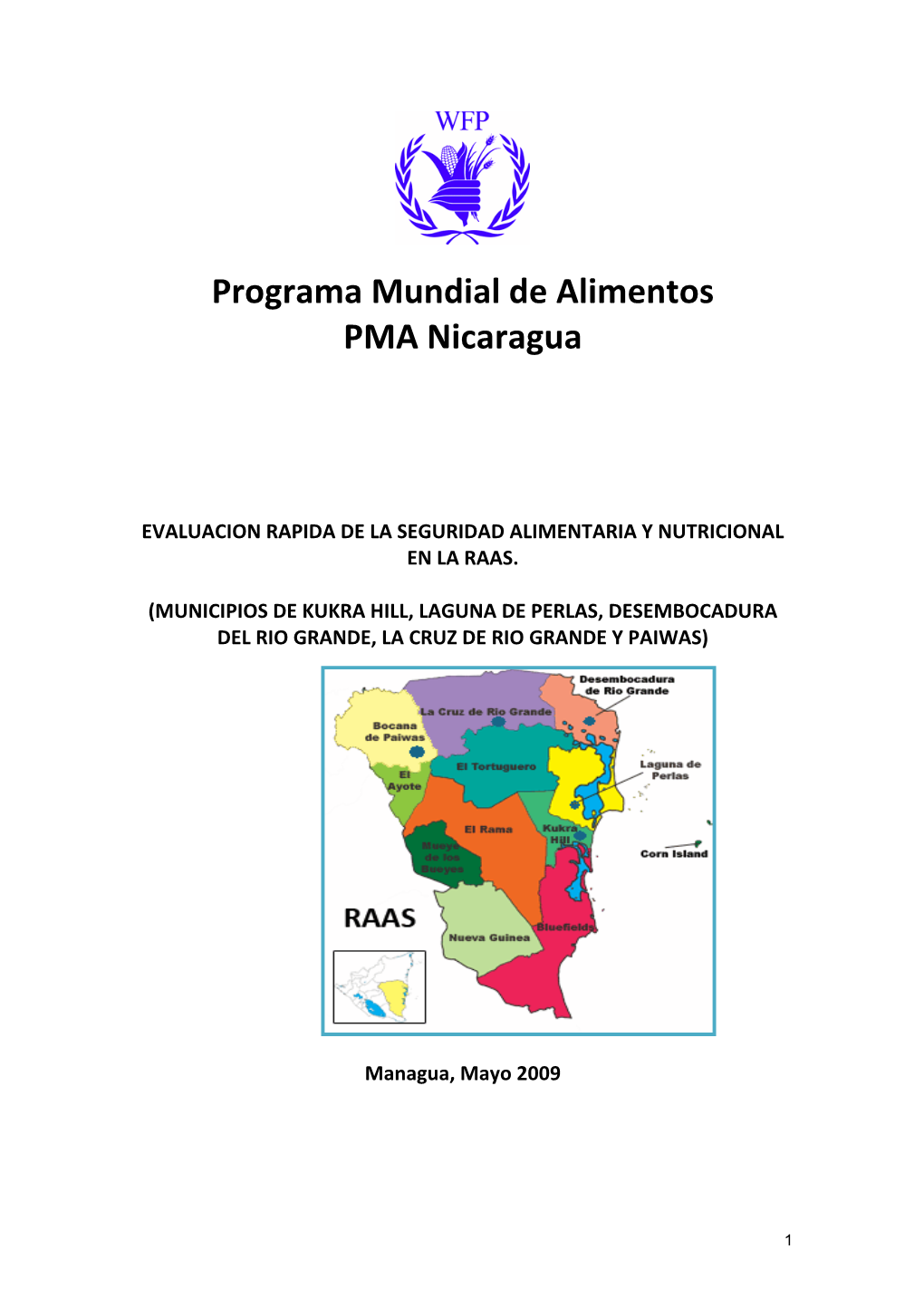 Programa Mundial De Alimentos PMA Nicaragua