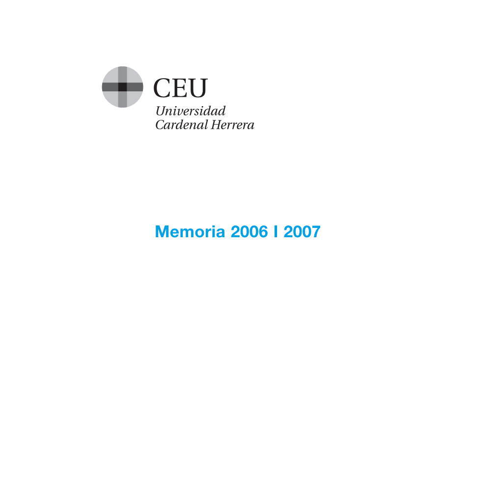 Memoria 2006-2007