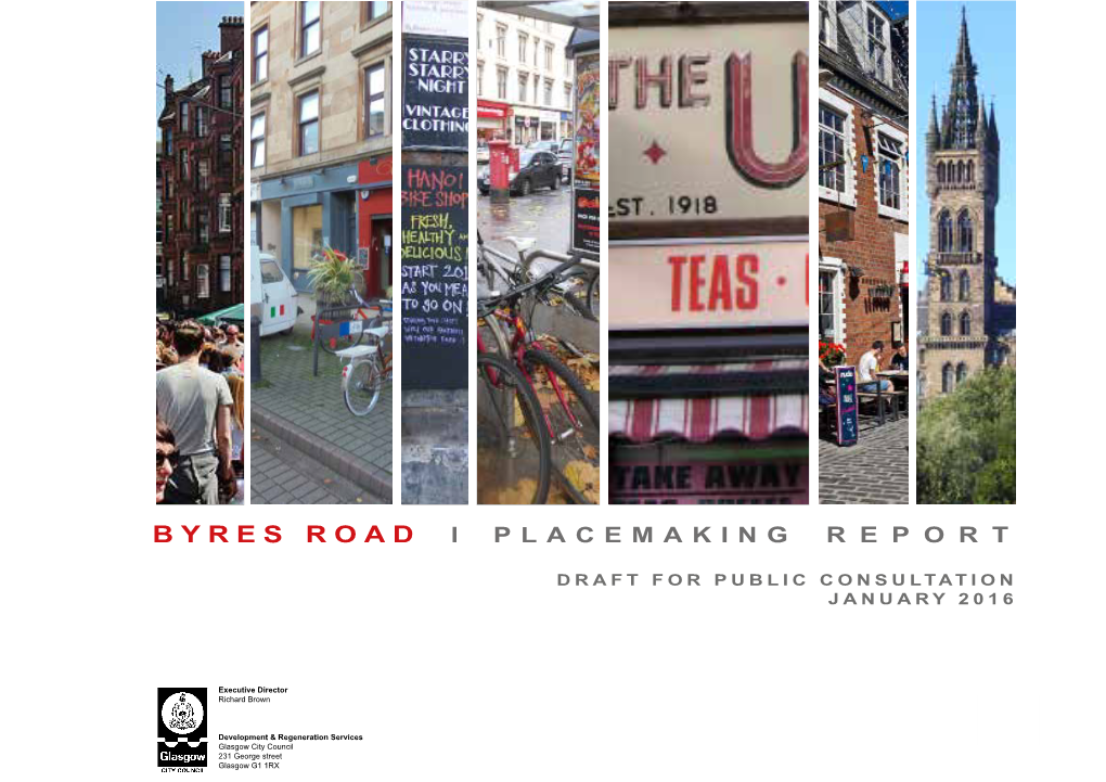 Byres Road Placemaking Report