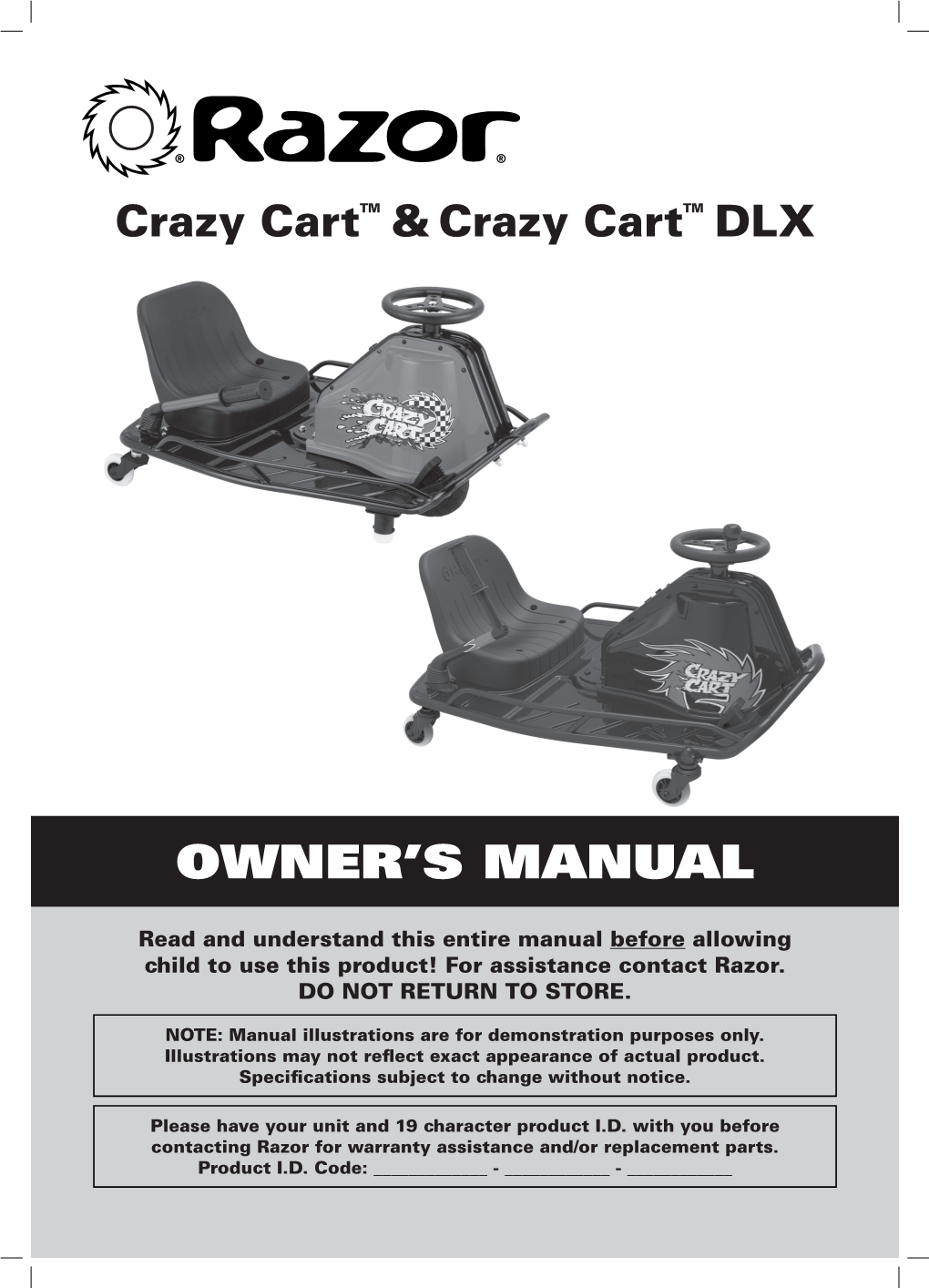 Crazy Cart™ & Crazy Cart™ DLX