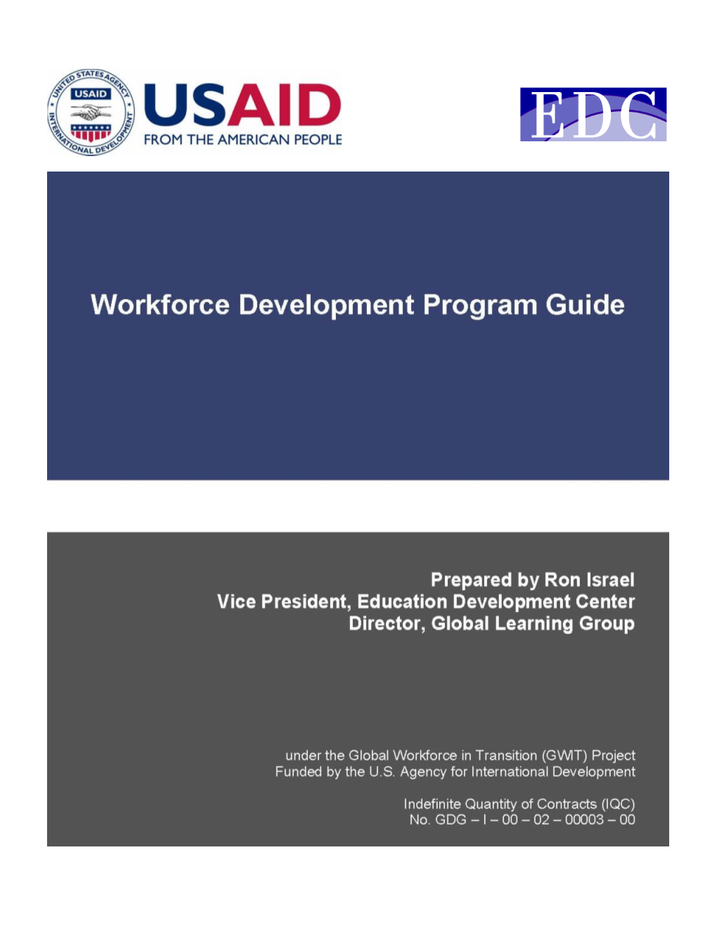 Workforce Development Program Guide