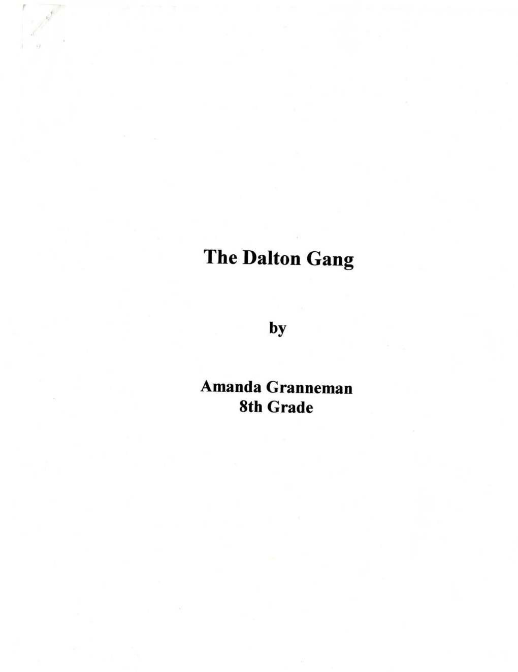 The Dalton Gang