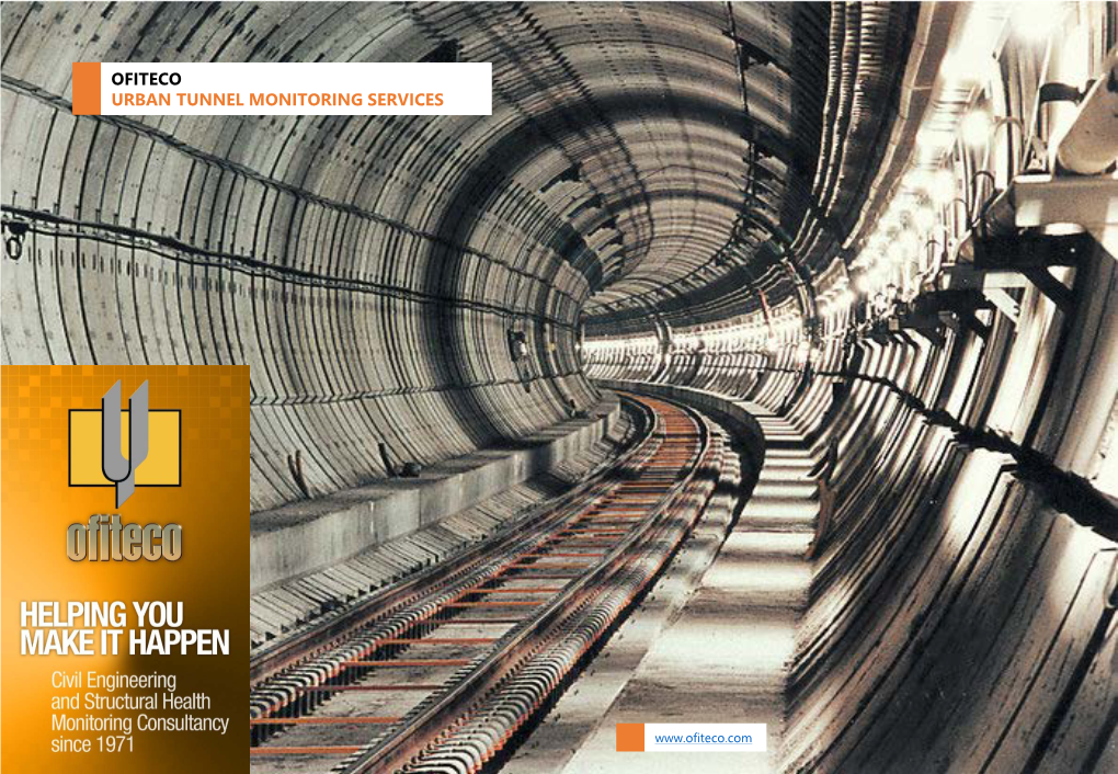 Urban Tunnel Monitoring Services