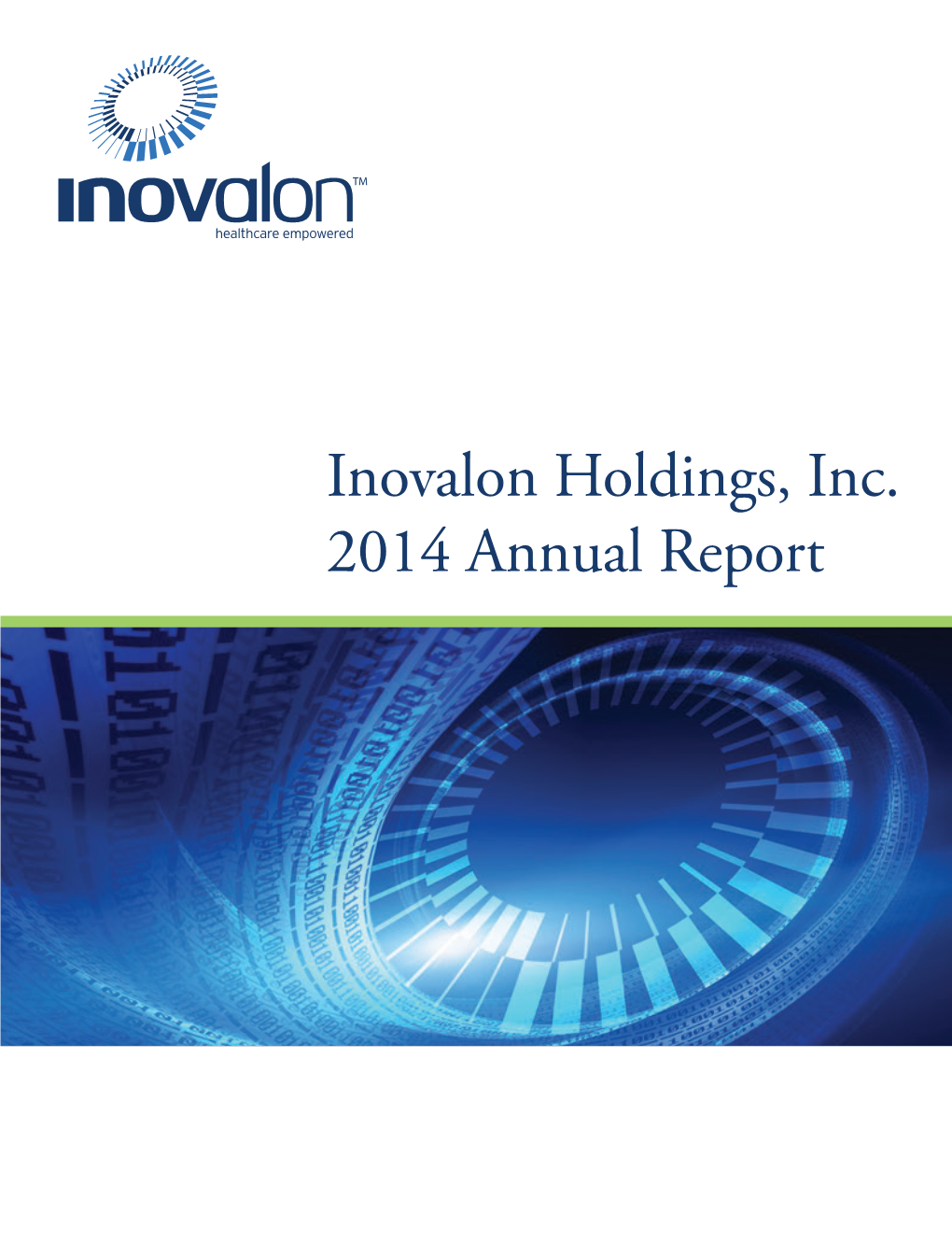 Inovalon Holdings, Inc., 2014 Annual Report