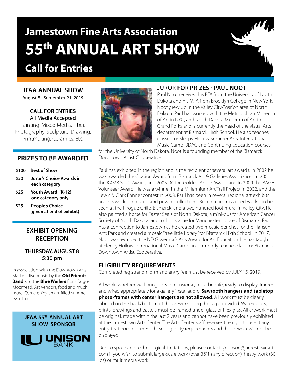 55Th ANNUAL ART SHOW Call for Entries