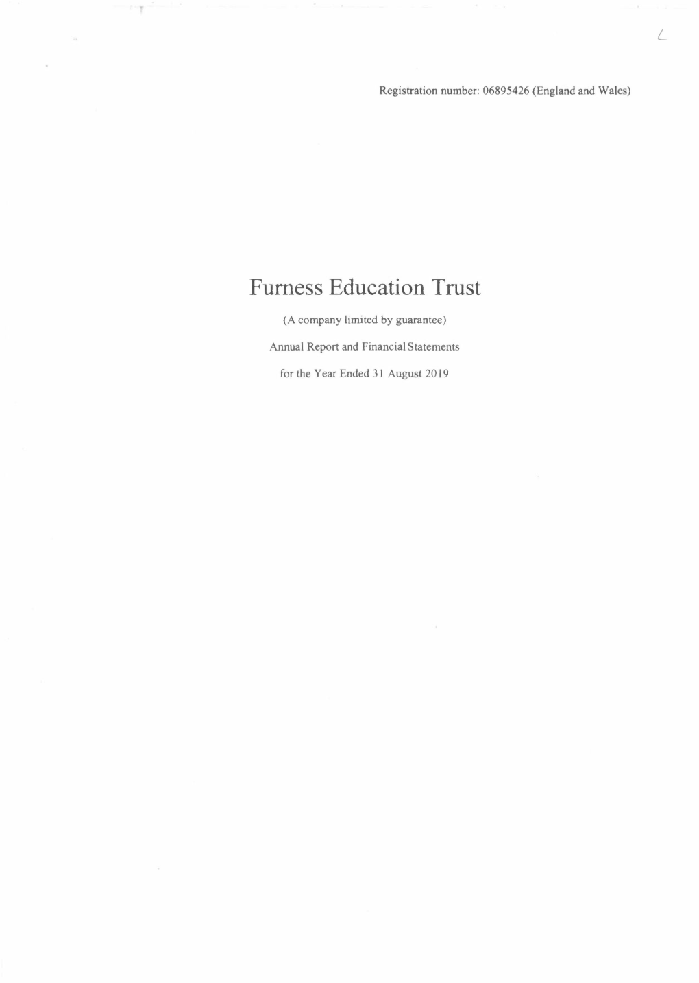 Furness Education Trust Financial Statements