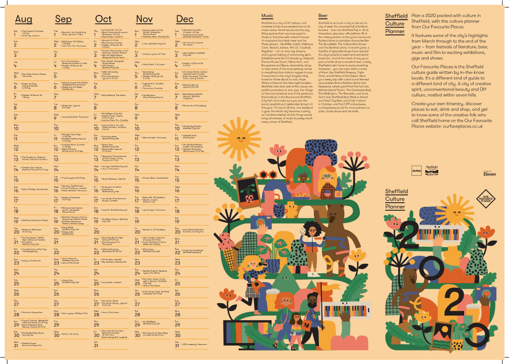 Sheffield Culture Planner 2020