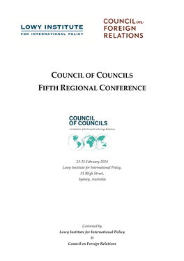 Council of Councils Fifth Regional Conference