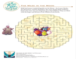 The Maze in the Moon Who’S Your Guardian? Lunar Wordsearch