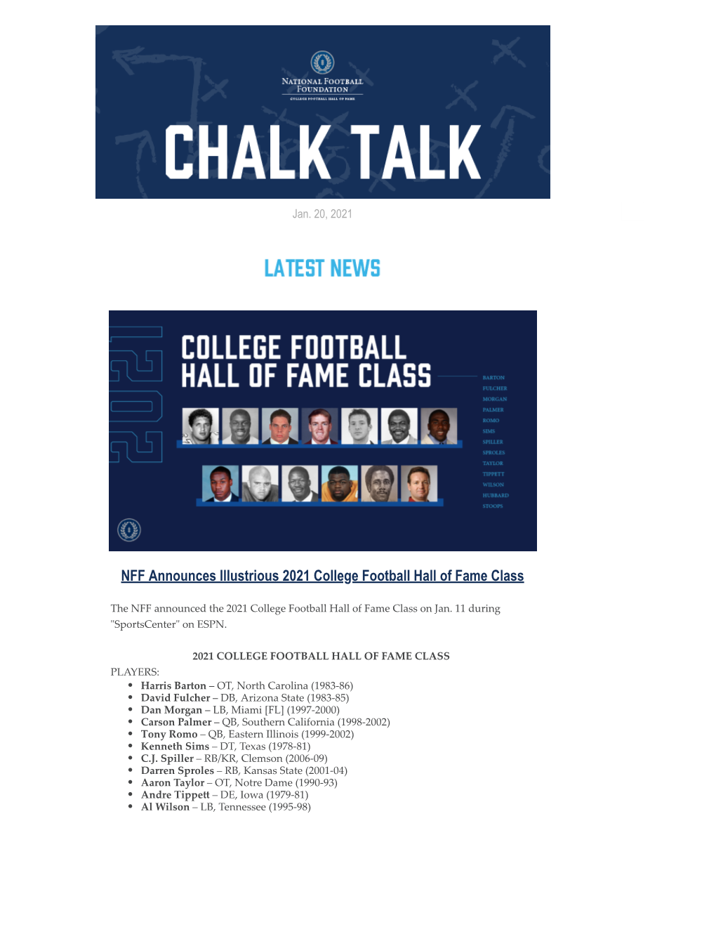 NFF Chalktalk