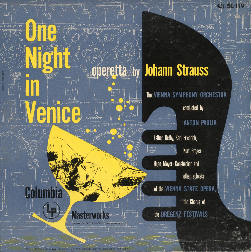 One Night in Venice: Operetta in Three Acts By