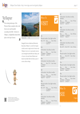 Yellapur Travel Guide - Page 1