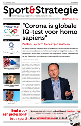 “Corona Is Globale IQ-Test Voor Homo Sapiens”