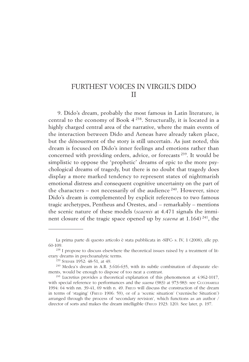 Furthest Voices in Virgil's Dido Ii