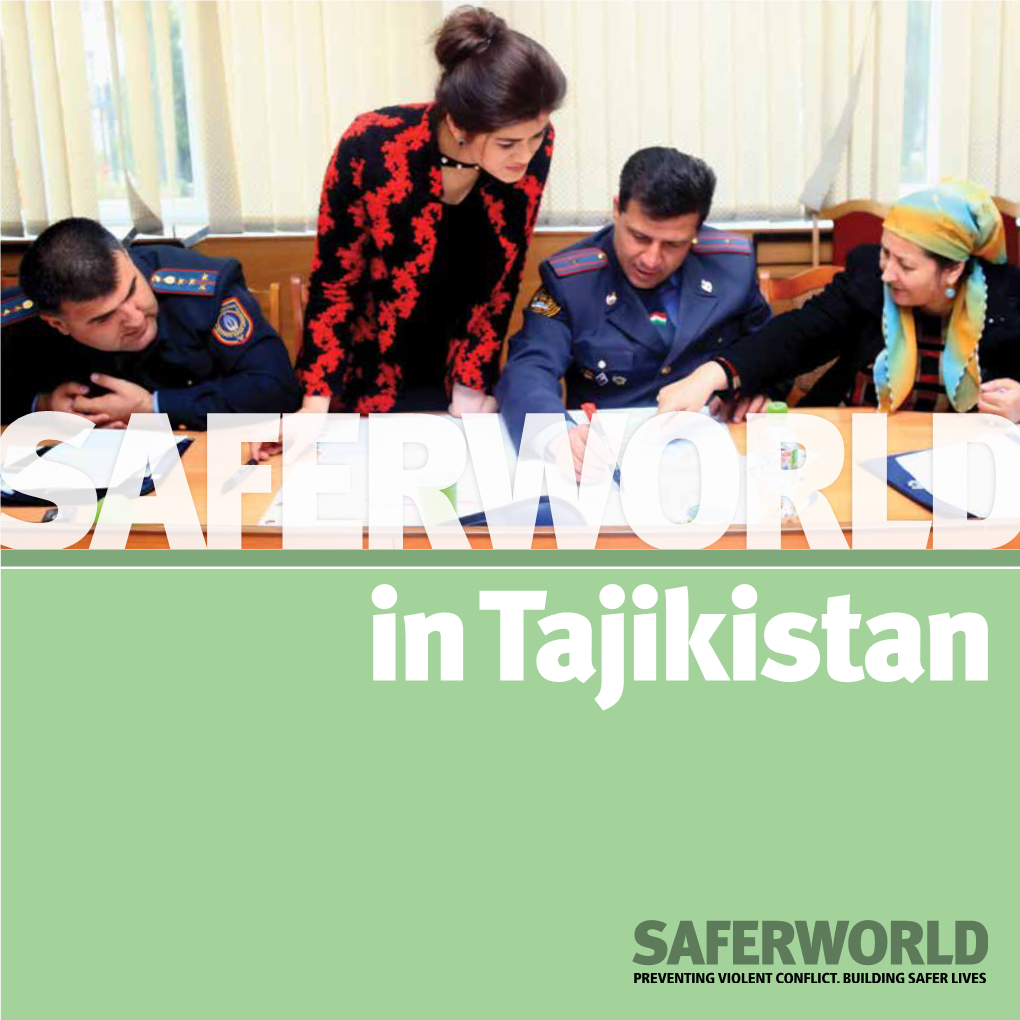 SAFERWORLD in Tajikistan KAZAKSTAN
