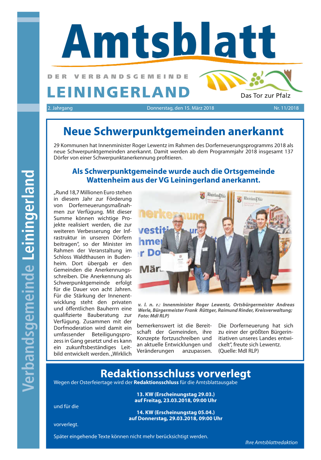 Verbandsgemeinde Leiningerland 15.03