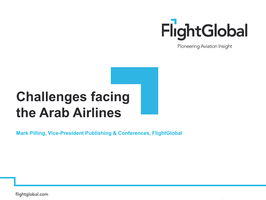 Challenges Facing the Arab Airlines