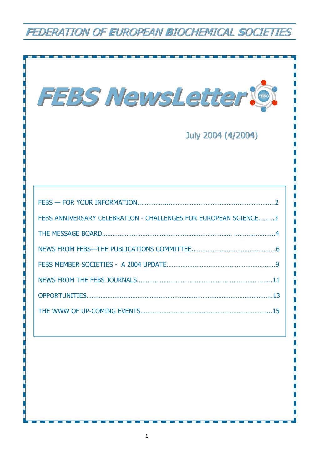 FEBS Newsletternewsletter