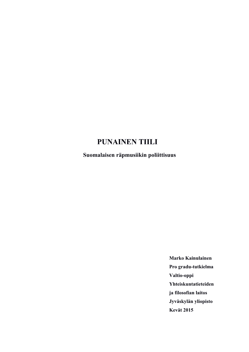 Punainen Tiili