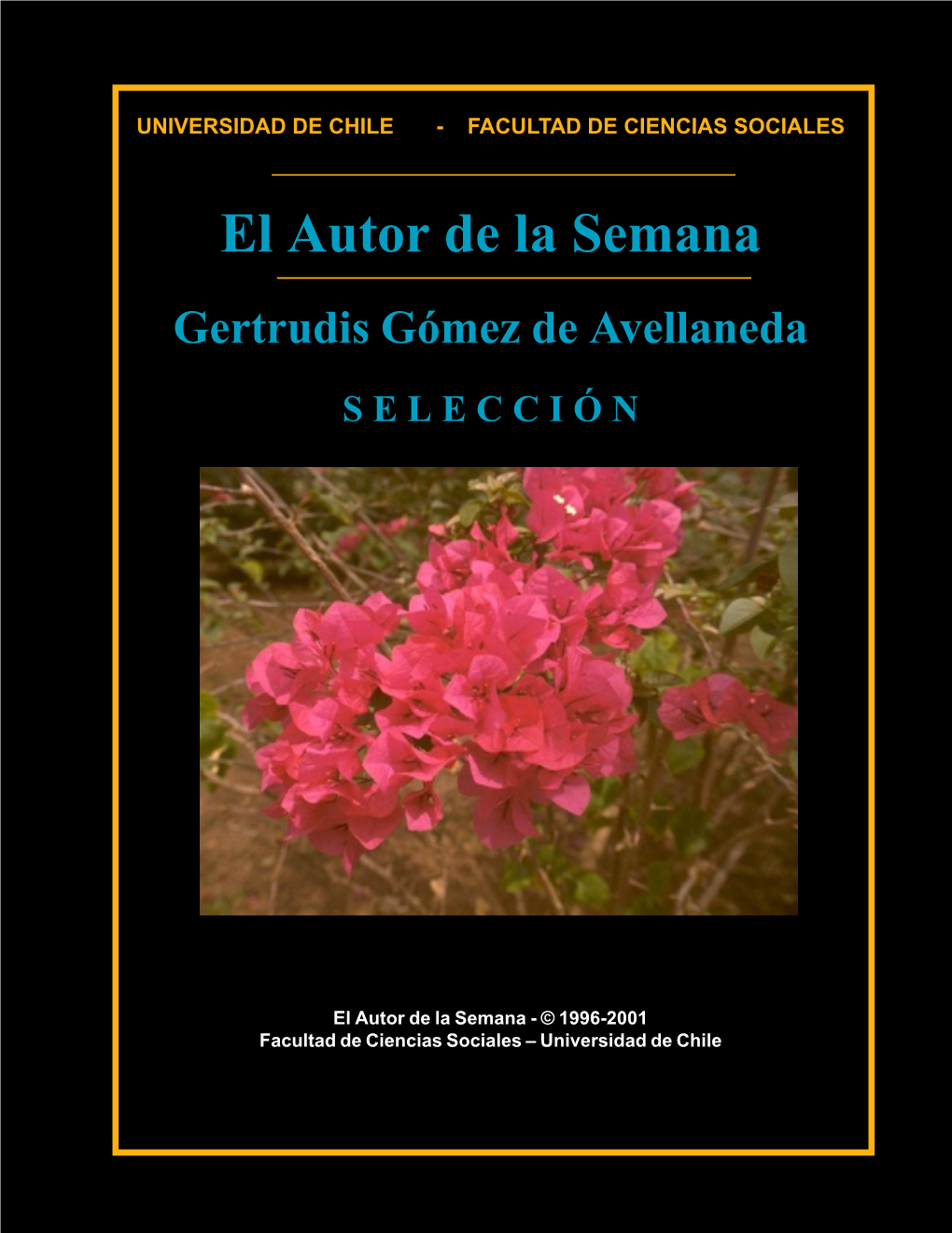 El Autor De La Semana Gertrudis Gómez De Avellaneda