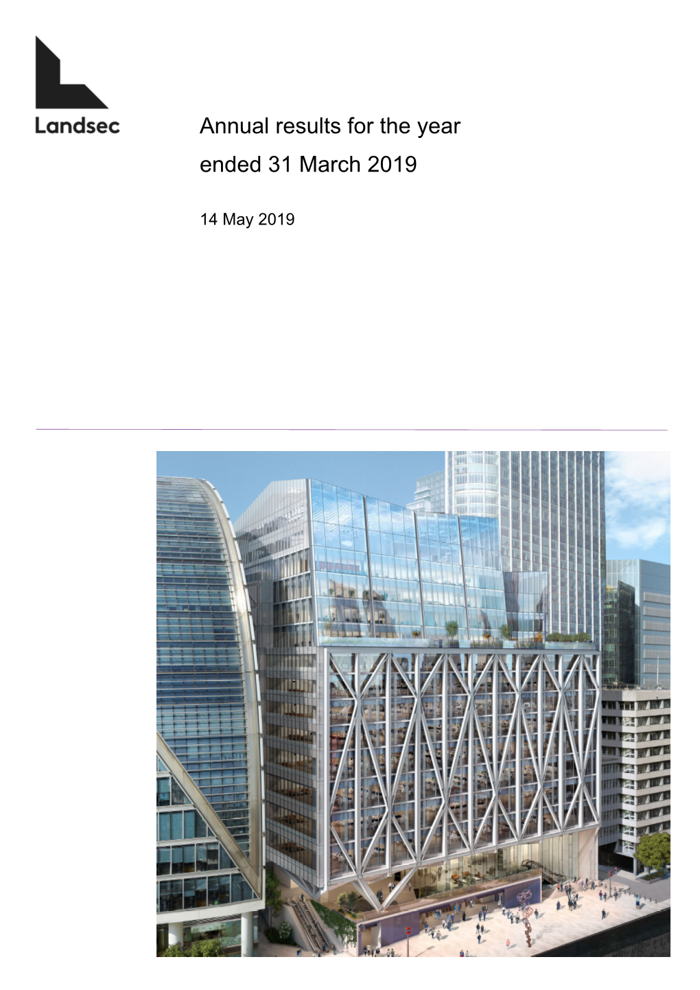 Annual Results for the Year Ended 31 March 2019