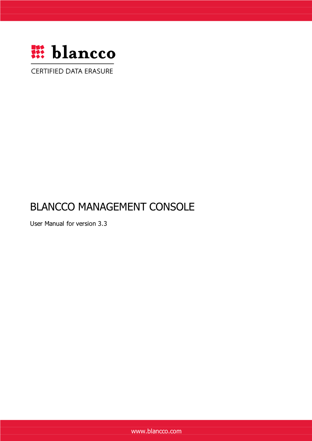 Blancco Management Console