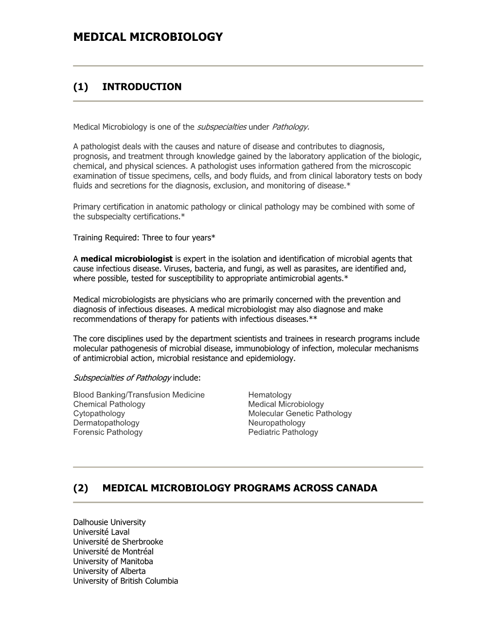 Medical Microbiology