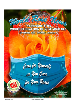 September 2020 WFRS World Rose News 1