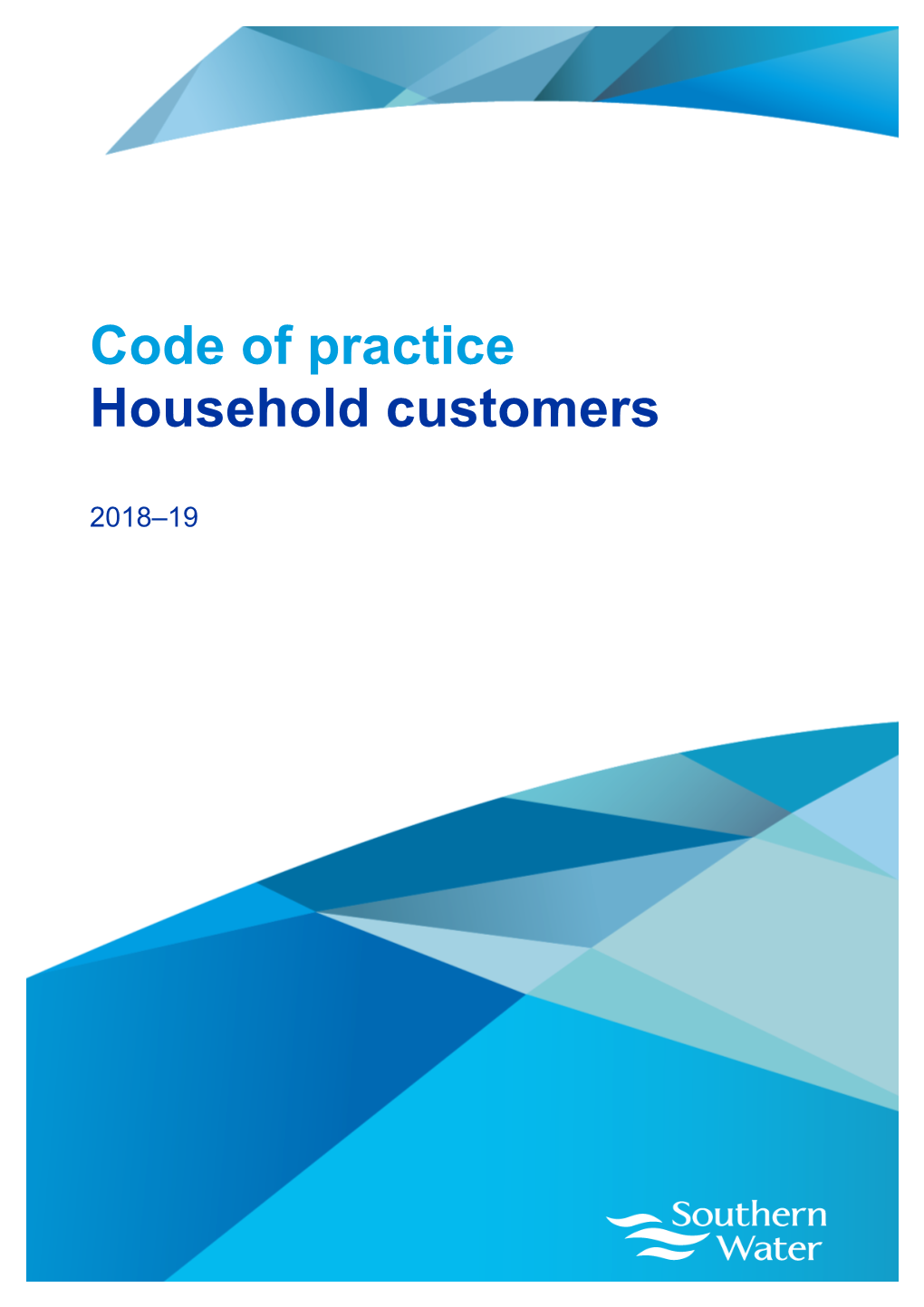 Code of Practice Household Customers