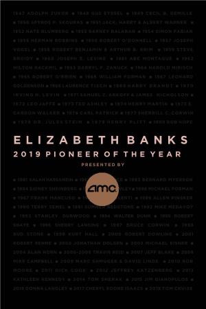 Elizabeth Banks 2019 Pioneer of the Year