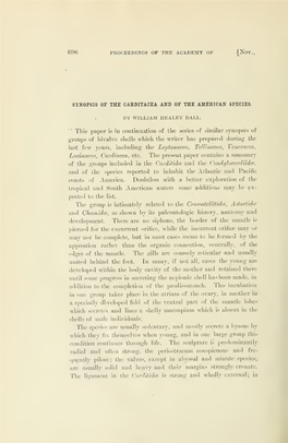 Proceedings of the Academy of Natural Sciences of Philadelphia