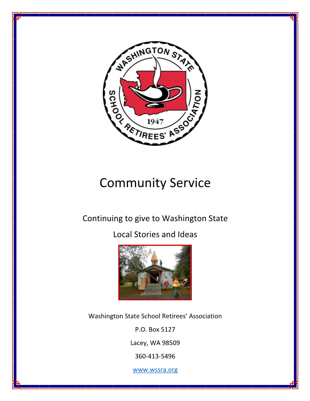 Community Service Booklet