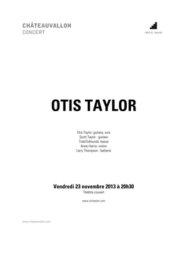 08. Otis Taylor