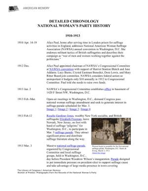 National Woman's Party History