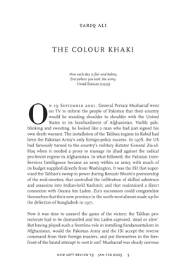 The Colour Khaki