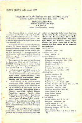 BERITA BIOLOGI 2(1) Januari 1977 13