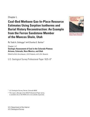 Chapter L—Coal-Bed Methane Gas-In-Place Resource Estimates