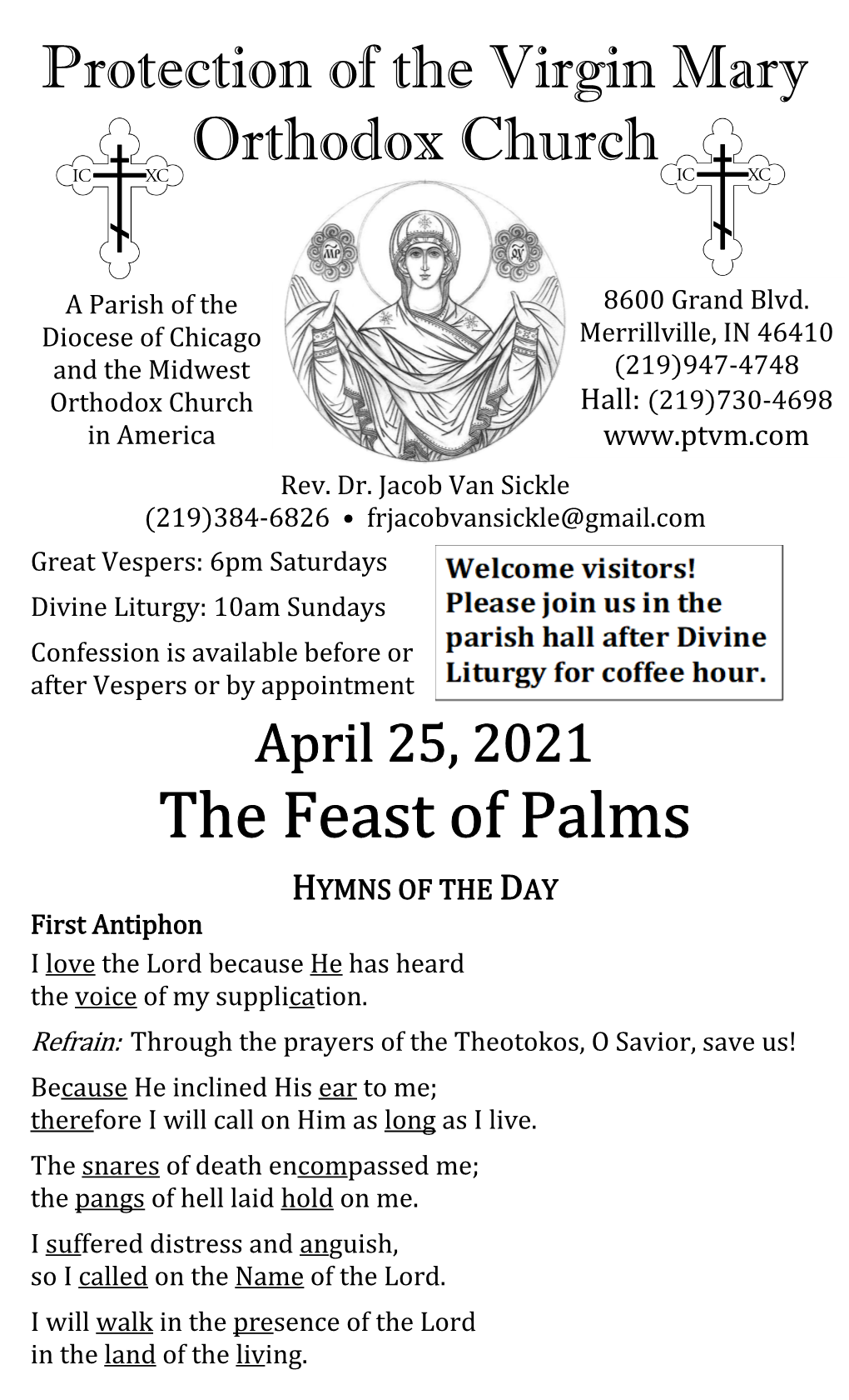 The Feast of Palms