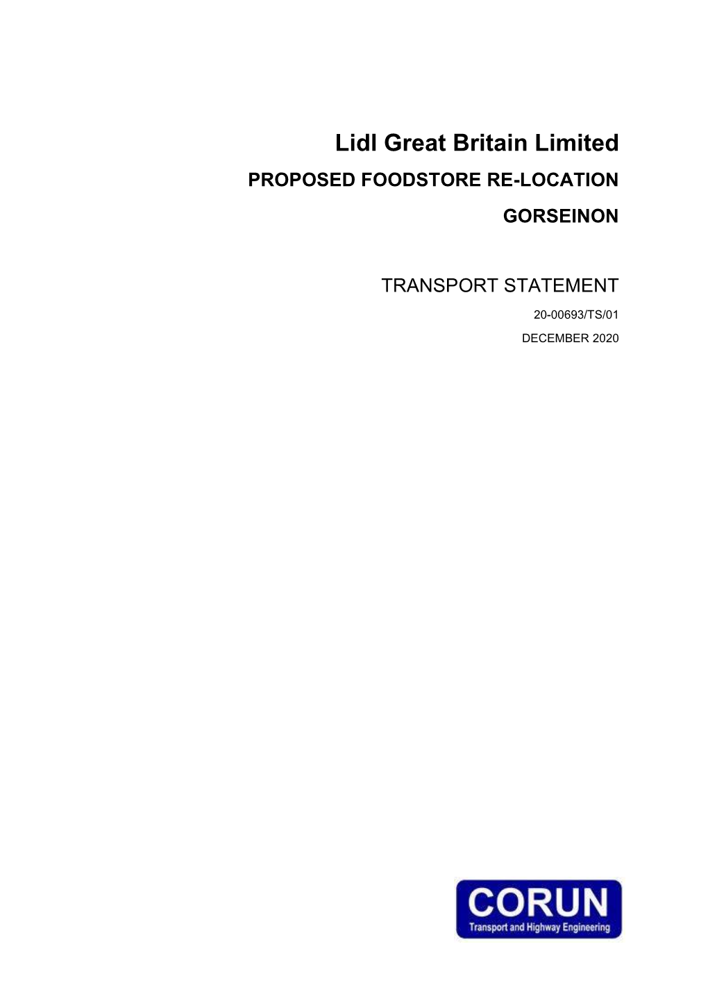 Transport Statement