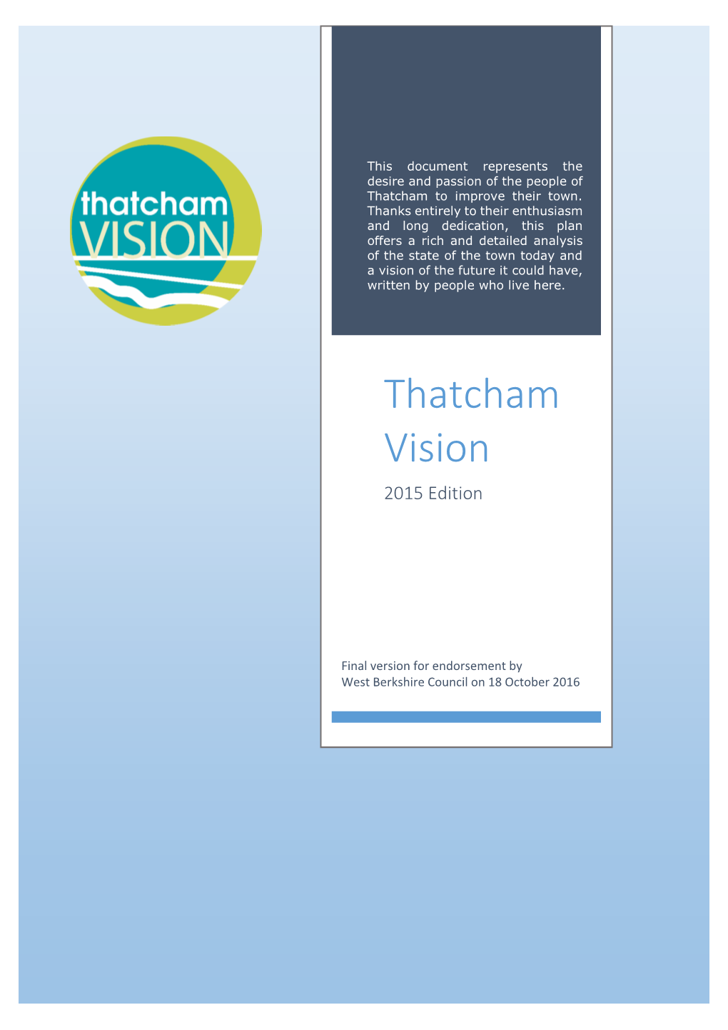 Thatcham Vision 2015 Edition