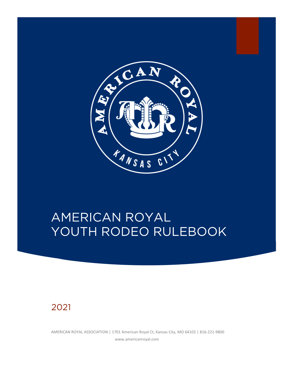 American Royal Youth Rodeo Rulebook